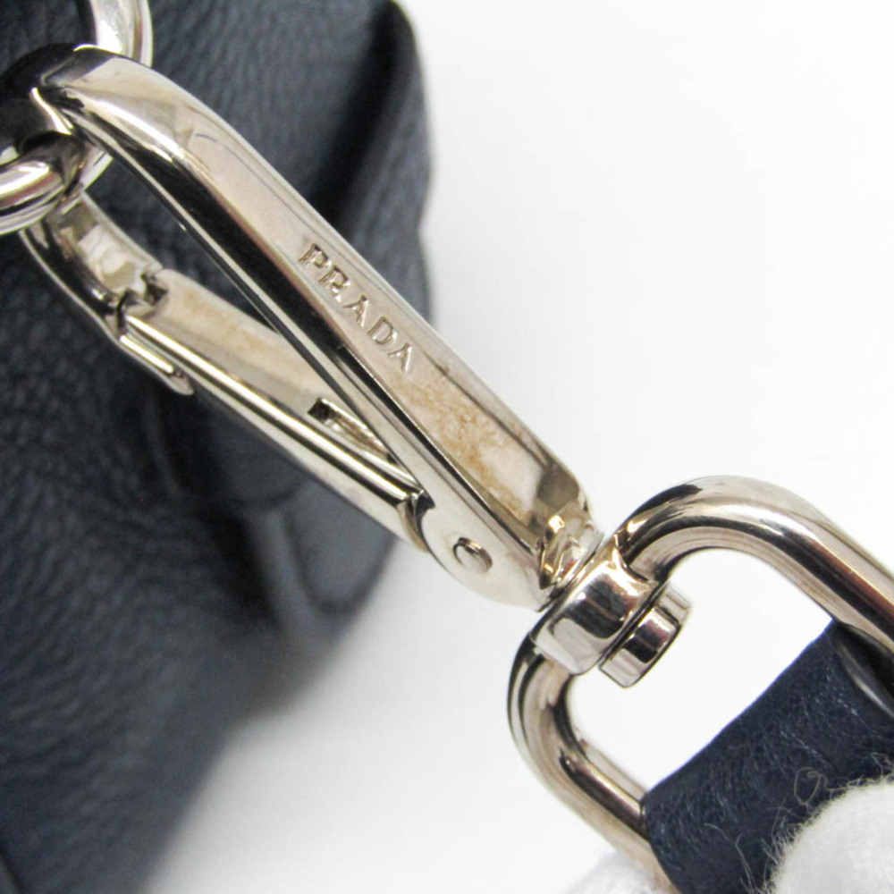 PRADA Blue Leather Shoulder Bag - Picture 9 of 14